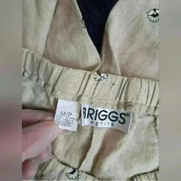 Briggs New York Comfort Waist Women Light Gray Summer Pants Size M/P - Picture 9 of 10